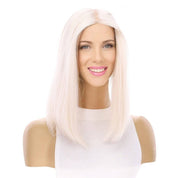 14" Emerald Silk Top Topper Ice Blonde