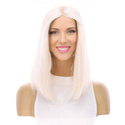14" Emerald Silk Top Topper Ice Blonde