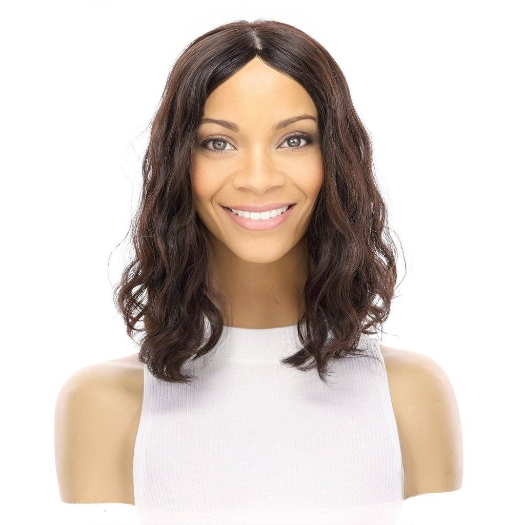 14" Emerald Silk Top Topper Soft Black Wavy