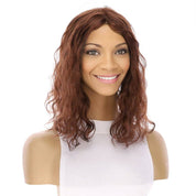 14" Topaz Lace Top Topper Auburn Wavy