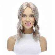 14" Topaz Lace Top Topper Champagne Grey