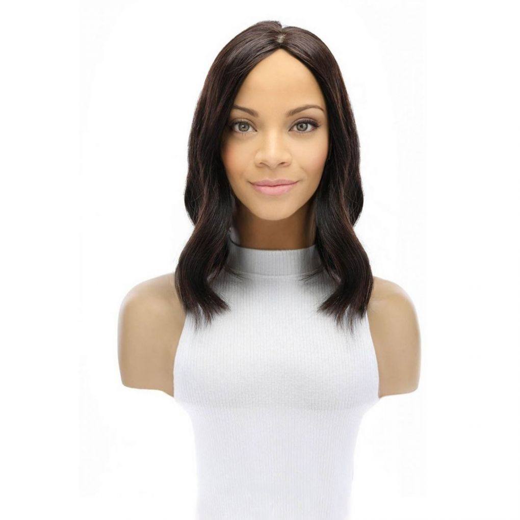 14" Emerald Silk Top Topper Dark Brown