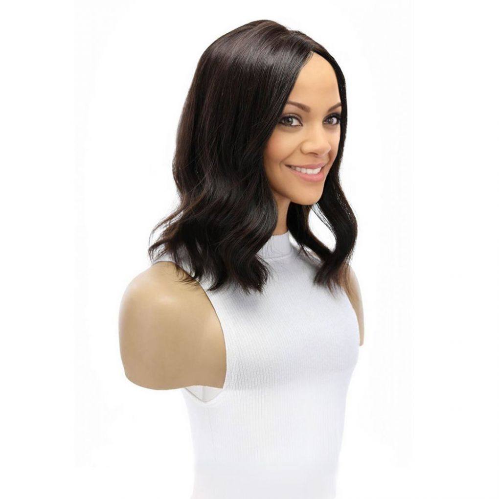 14" Emerald Silk Top Topper Dark Brown