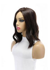 14" Emerald Silk Top Topper Dark Brown