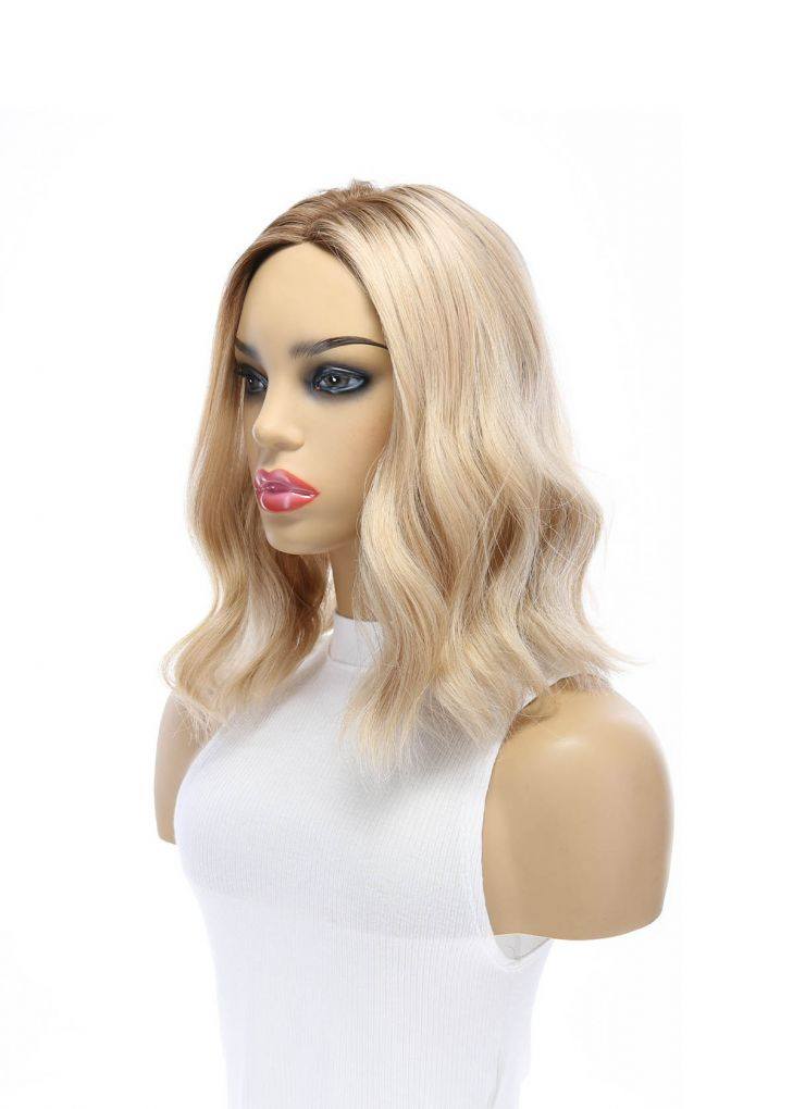 14" Emerald Silk Top Topper Golden Blonde