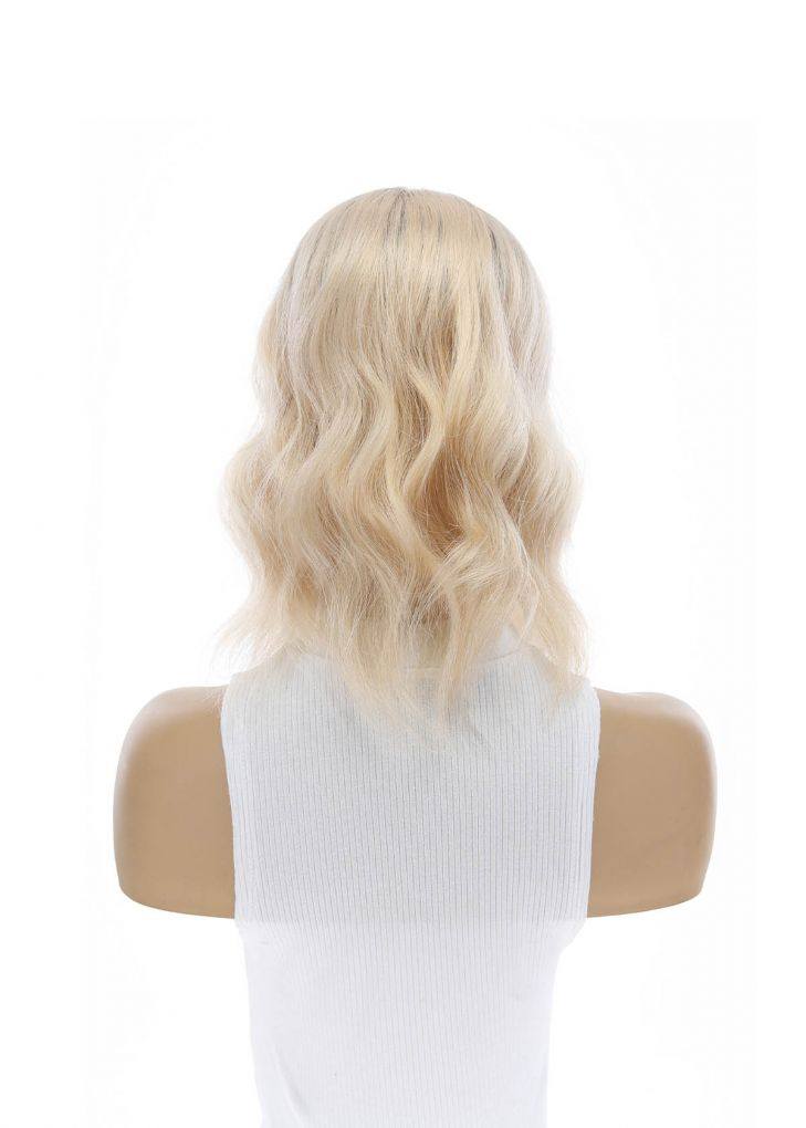 14" Emerald Silk Top Topper Platinum Blonde