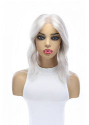 14" Topaz Lace Top Topper Snow Grey