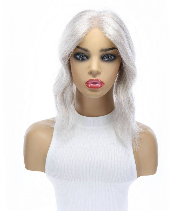 14" Topaz Lace Top Topper Snow Grey