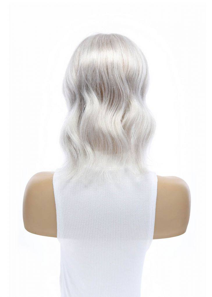 14" Topaz Lace Top Topper Snow Grey