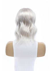 14" Topaz Lace Top Topper Snow Grey
