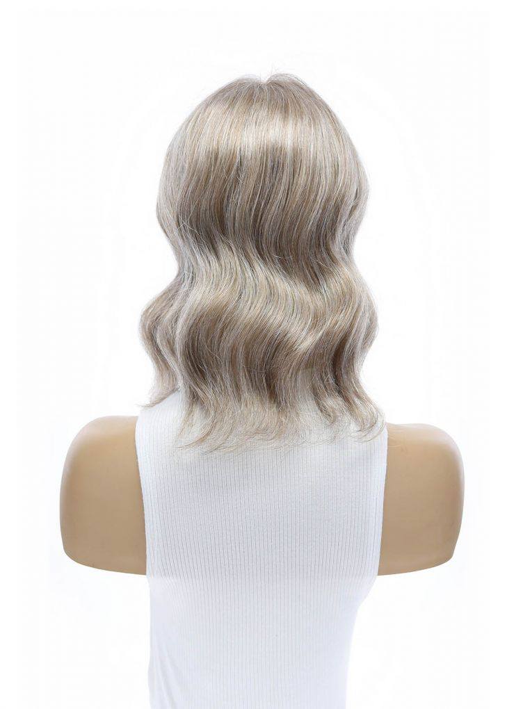 14" Topaz Lace Top Topper Champagne Grey