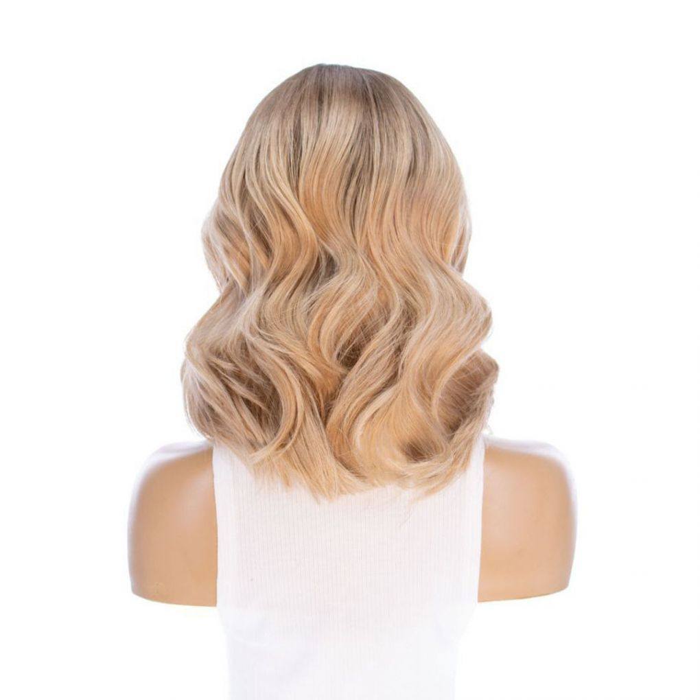 16" Divine Lace Top Wig Golden Blonde w/ Rooting