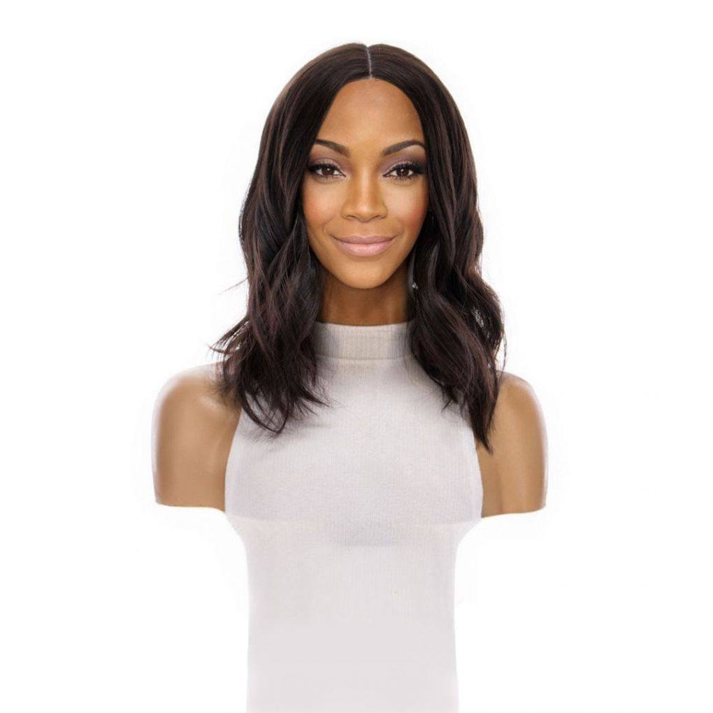 16" Divine Luxe Lace Top Topper #1B Black