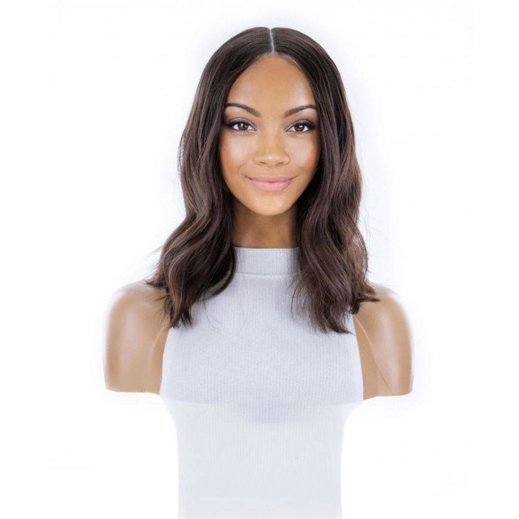 16" Divine Luxe Lace Top Topper #4 Dark Brown