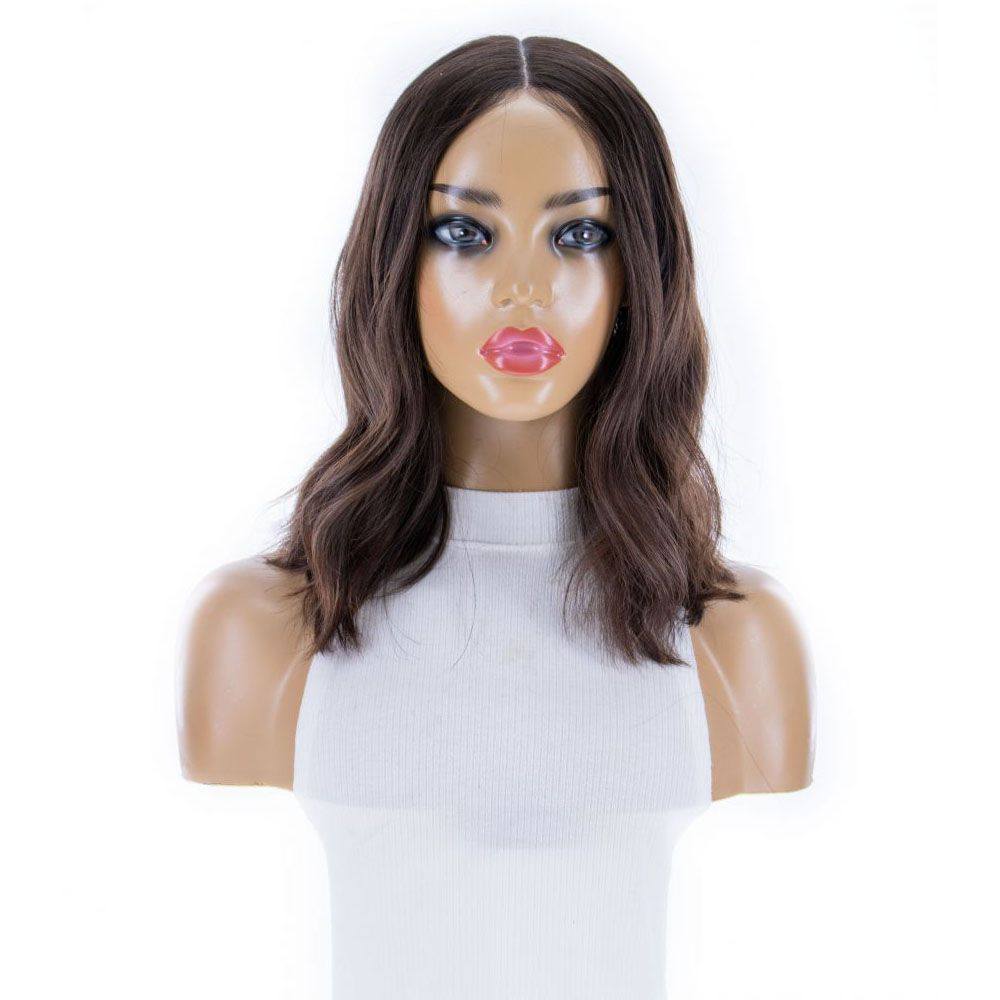 16" Divine Luxe Lace Top Topper #4 Dark Brown