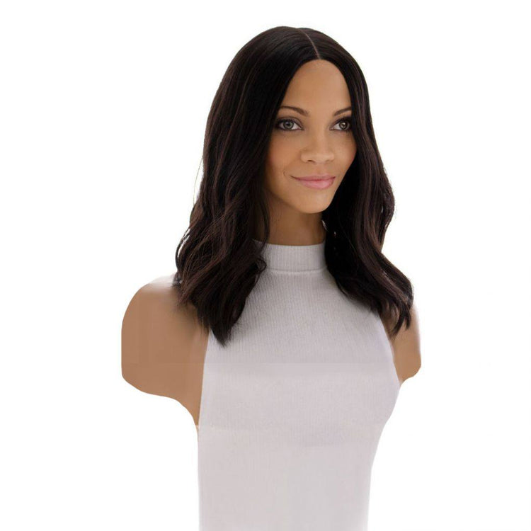 16" Divine Luxe Lace Top Wig #1B Black