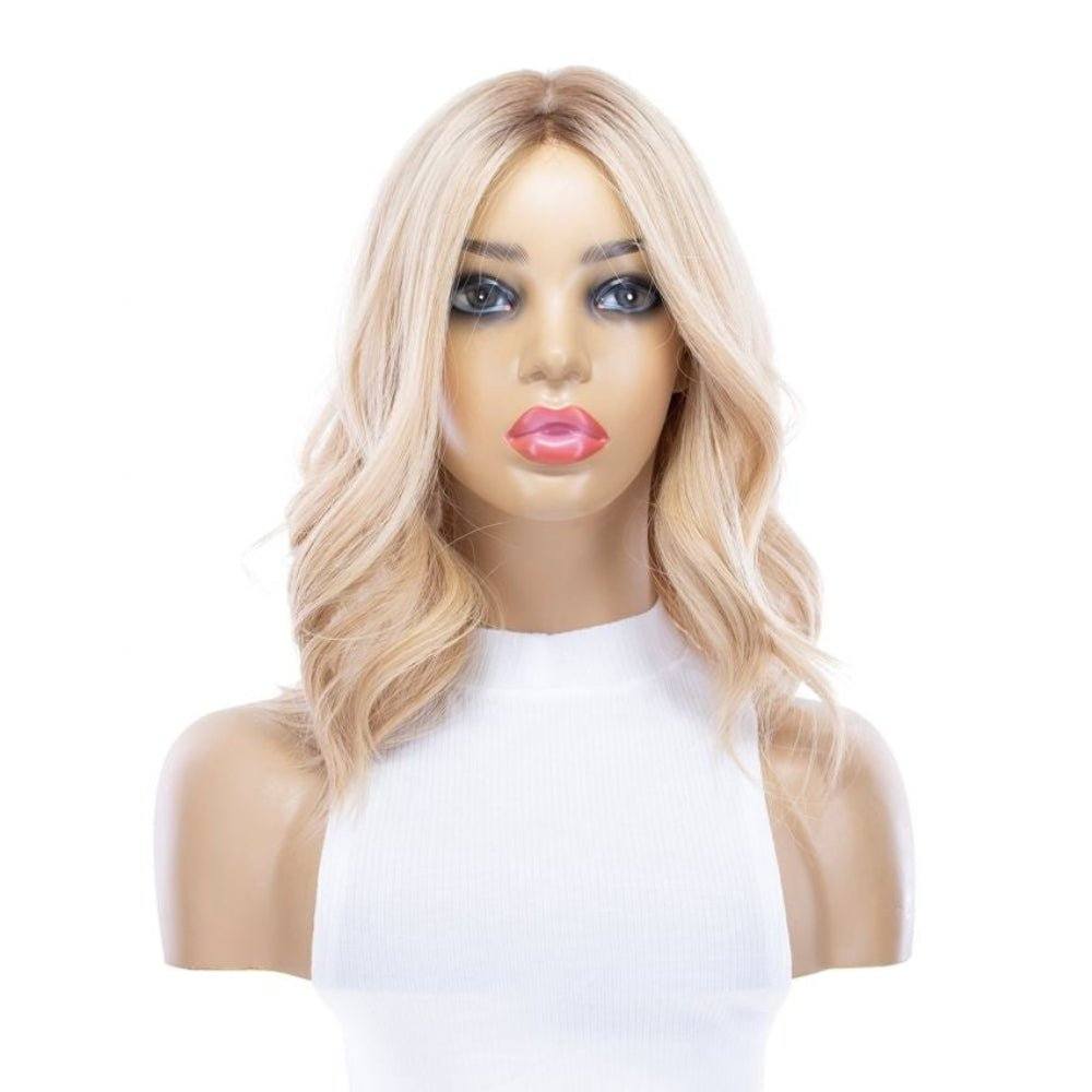 16" Princess Silk Top Wig Golden Blonde