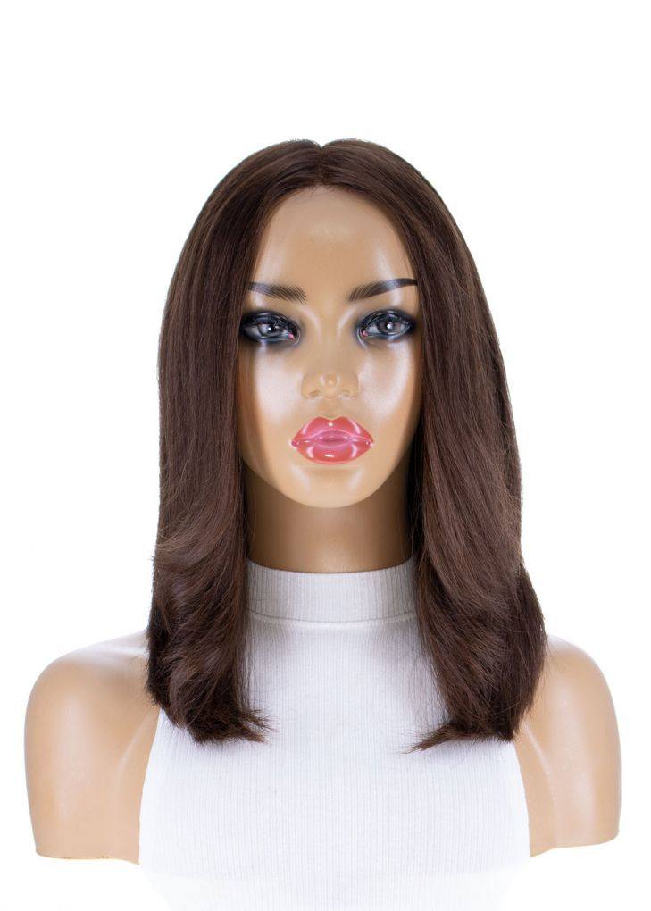 16" Secret Lace Top Wig #6 Neutral Medium Brown