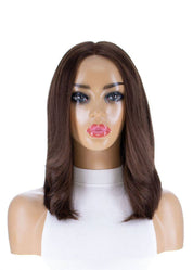 16" Secret Lace Top Wig #6 Neutral Medium Brown