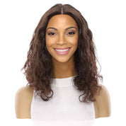 16" Divine Luxe Lace Top Wig #4 Dark Brown Wavy