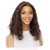 16" Divine Luxe Lace Top Wig #4 Dark Brown Wavy
