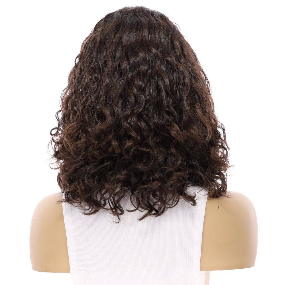 16" Divine Luxe Lace Top Wig #4 Dark Brown Wavy