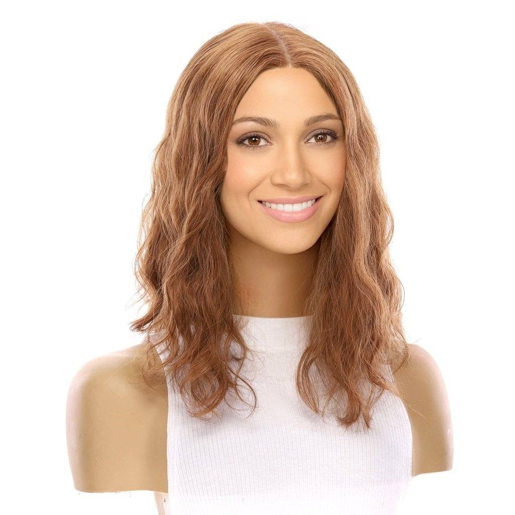 16" Divine Lace Top Wig Copper Wavy