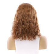 16" Princess Skin Top Wig Strawberry Blonde Wavy