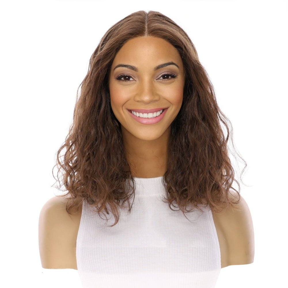16" Divine Luxe Lace Top Wig #6 Neutral Medium Brown Wavy