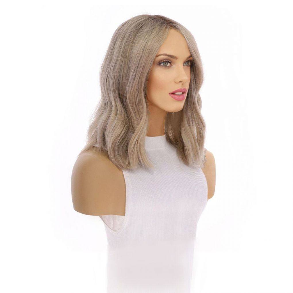 16" Divine Luxe Lace Top Wig #Light Brown w/ Custom Color