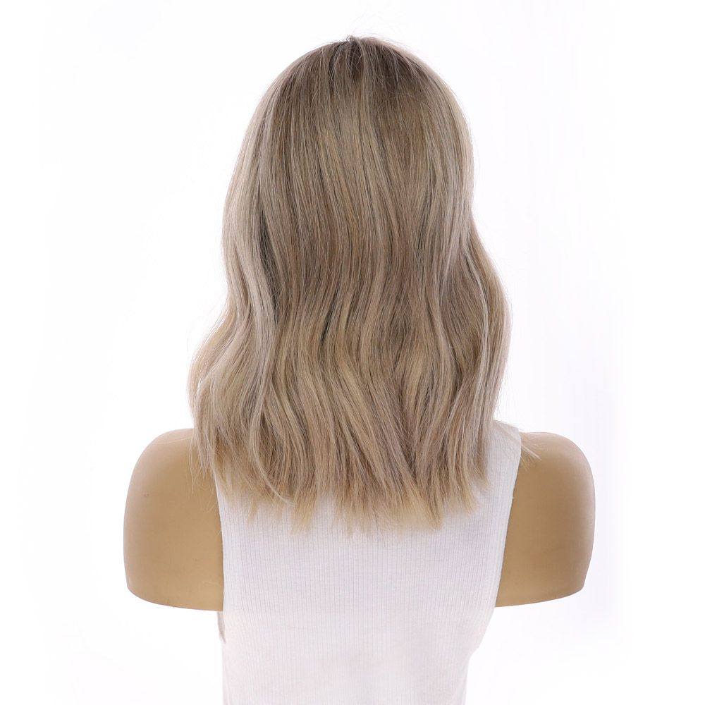 16" Divine Luxe Lace Top Wig #Light Brown w/ Custom Color