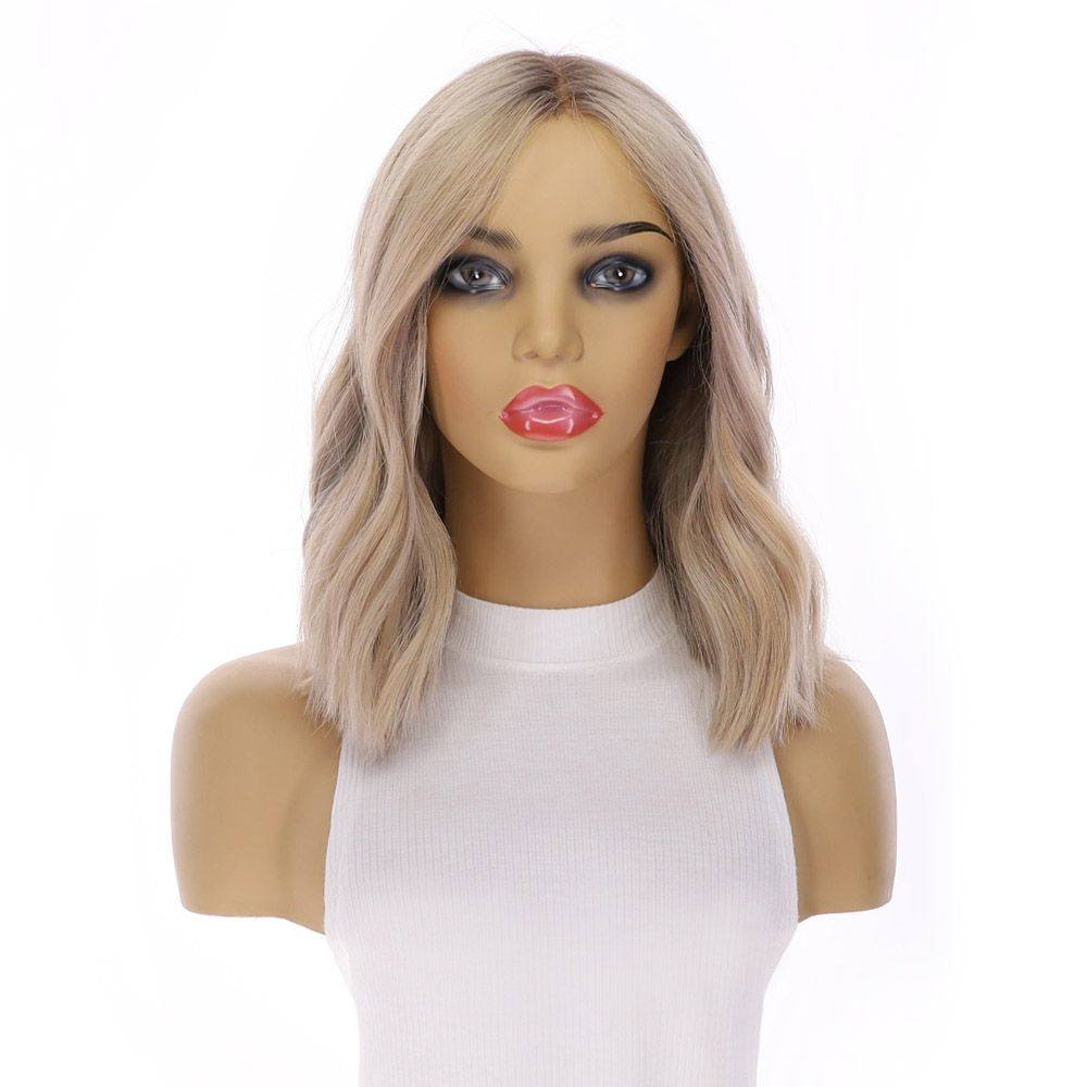 16" Divine Luxe Lace Top Wig #Light Brown w/ Custom Color
