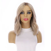 16" Divine Luxe Lace Top Wig #Light Brown w/ Custom Color