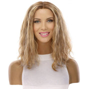 16" Divine Lace Top Wig Ash Blonde Wavy