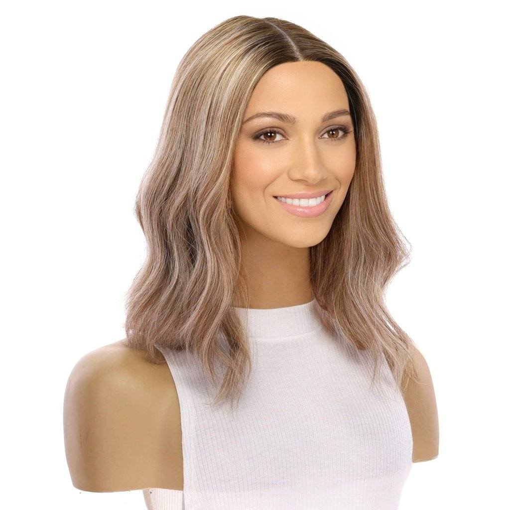 16" Divine Lace Top Wig Ashy Blonde w/ Highlights