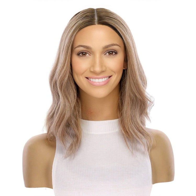 16" Divine Lace Top Wig Ashy Blonde w/ Highlights