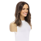 16" Divine Lace Top Wig Dark Brown Balayage