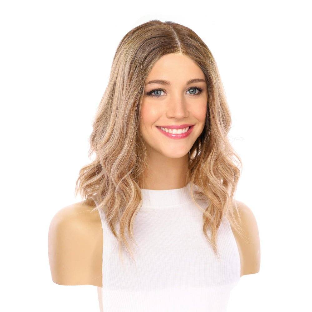 16" Divine Lace Top Wig Medium Blonde w/ Highlights