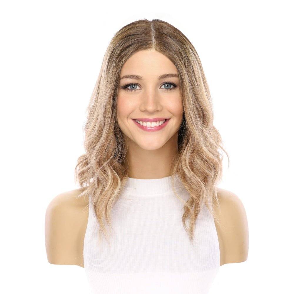16" Divine Lace Top Wig Medium Blonde w/ Highlights
