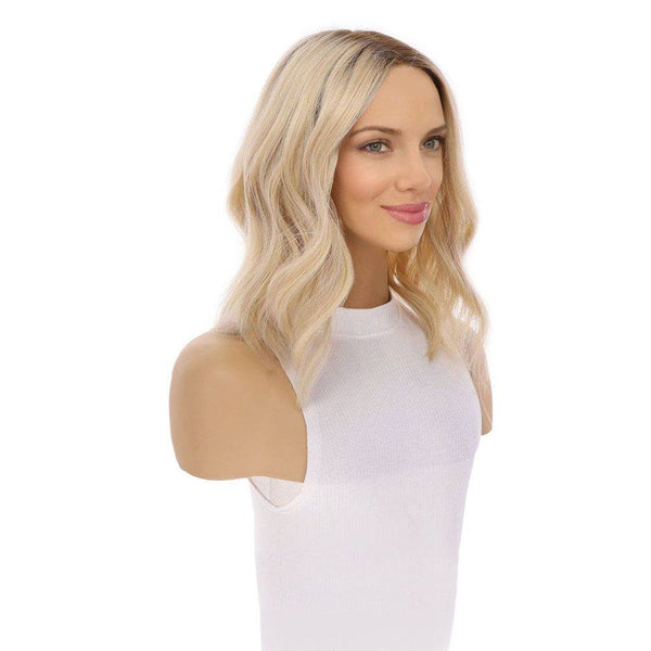 16" Divine Lace Top Topper Beige Blonde