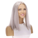 16" Divine Lace Top Topper Snow Grey