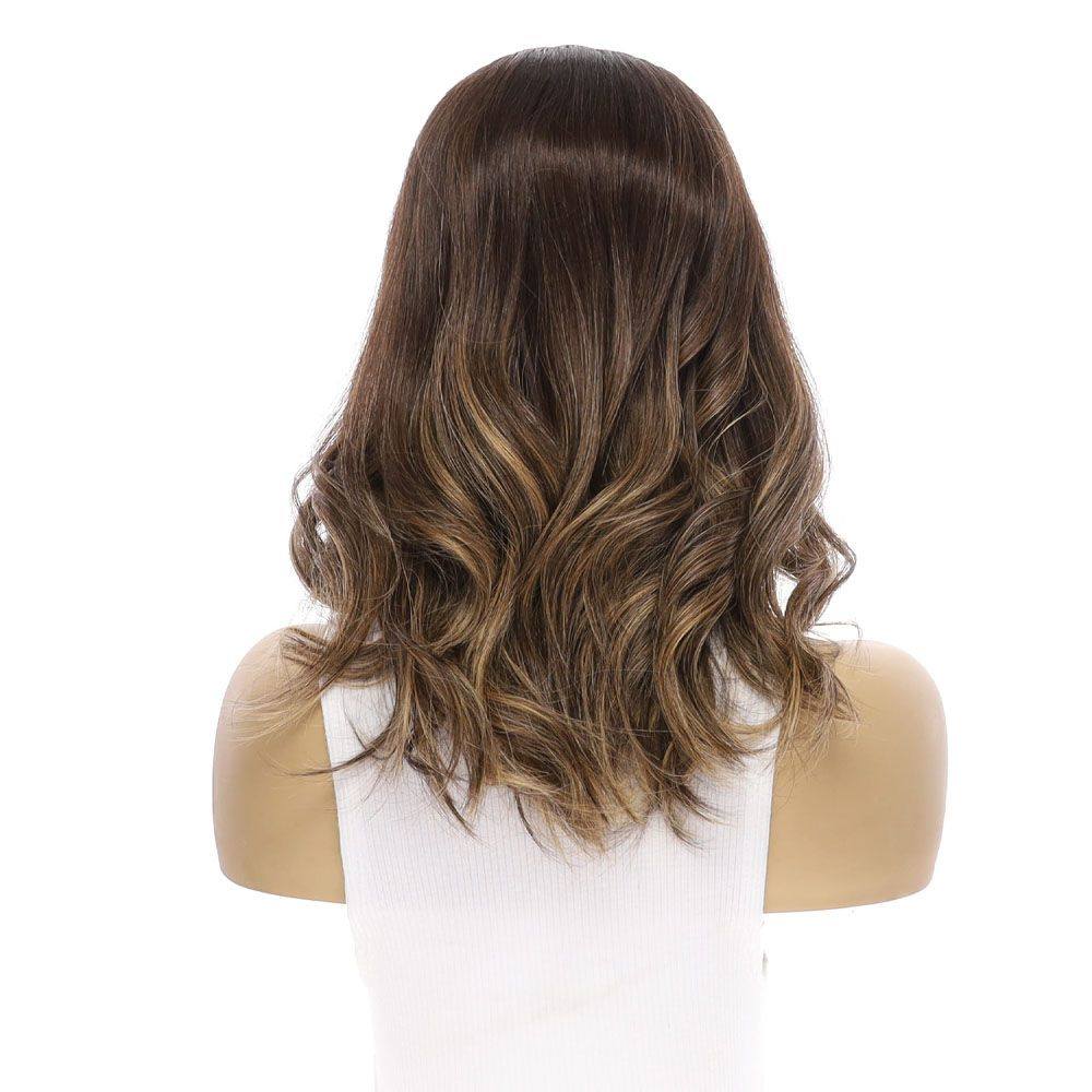 16" HatFall Wig Dark Brown Balayage
