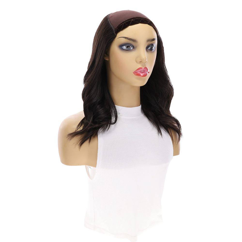 16" HatFall Wig Natural Black