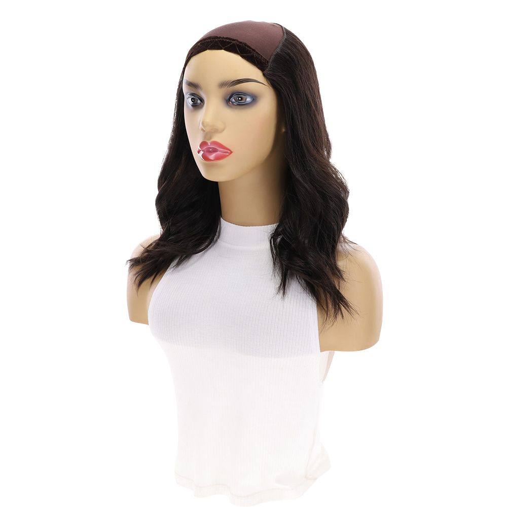 16" HatFall Wig Natural Black