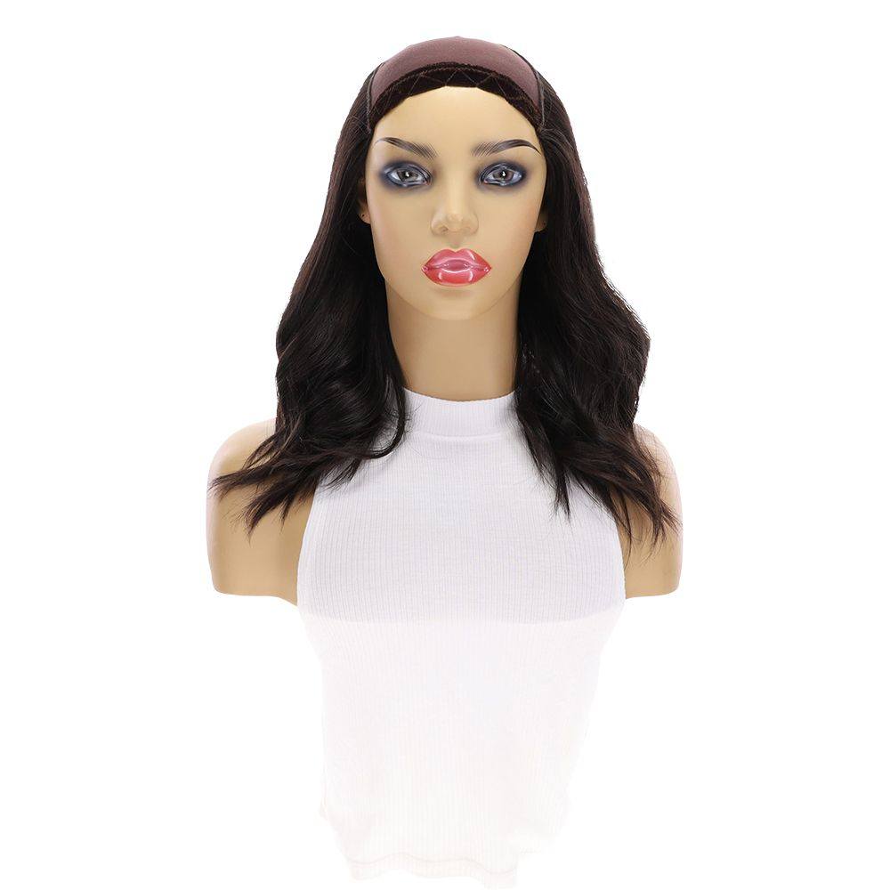 16" HatFall Wig Natural Black