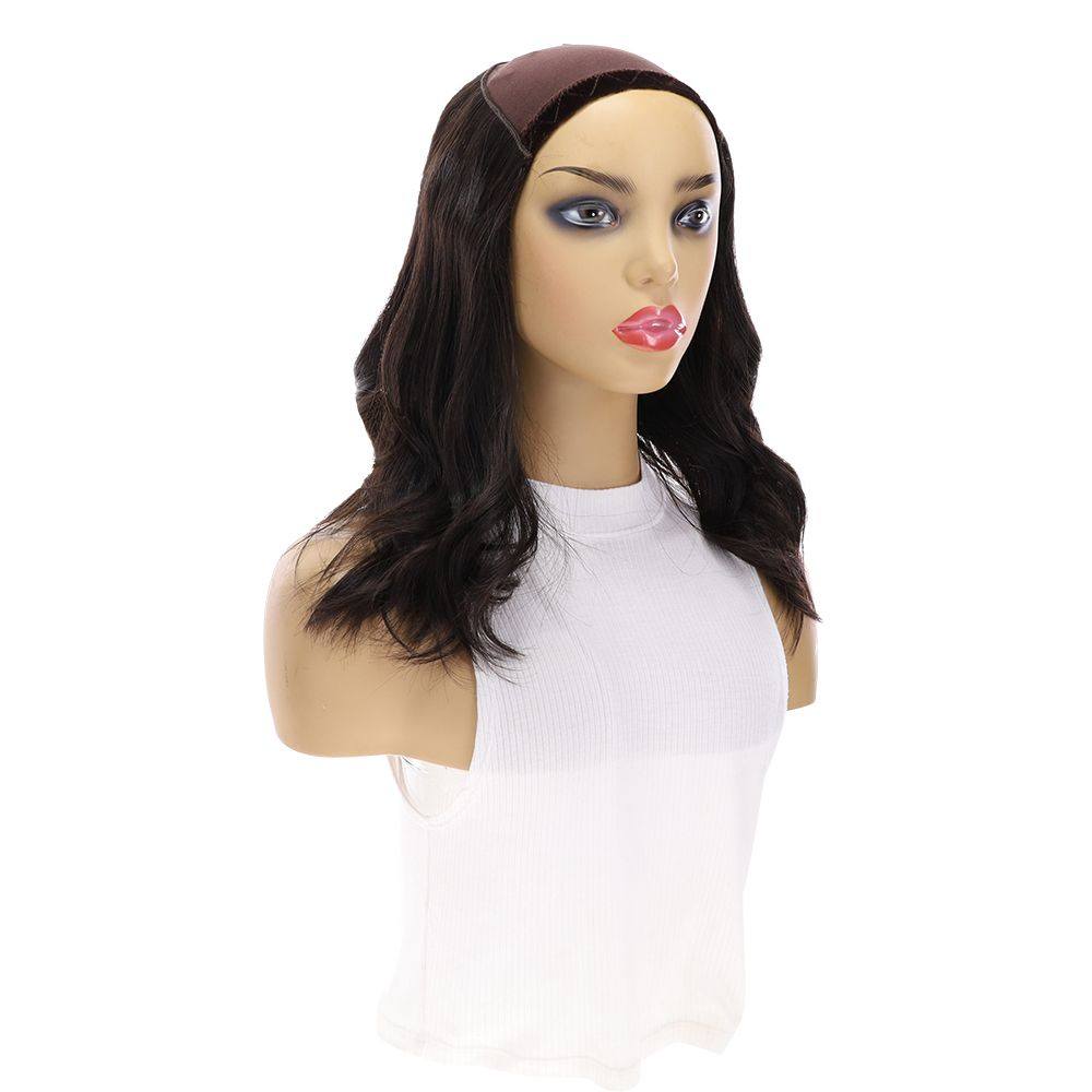 16" HatFall Wig Soft Black