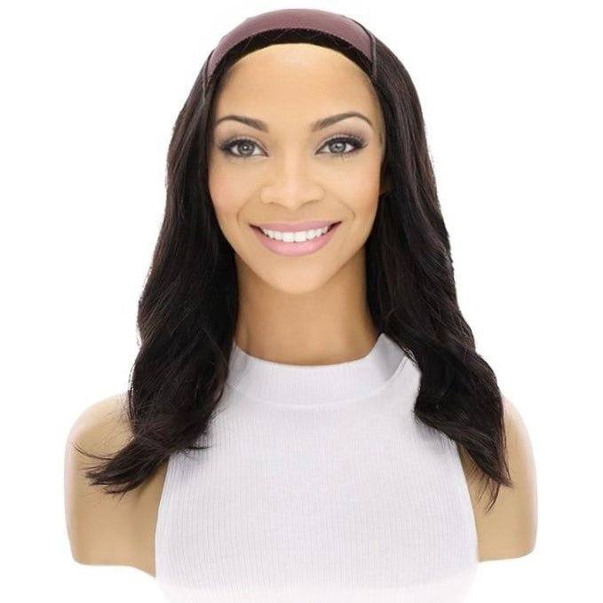 16" HatFall Wig Soft Black