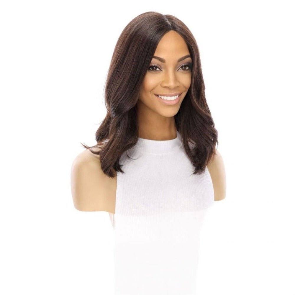 16" Luxe Silk Top Wig #4 Dark Brown