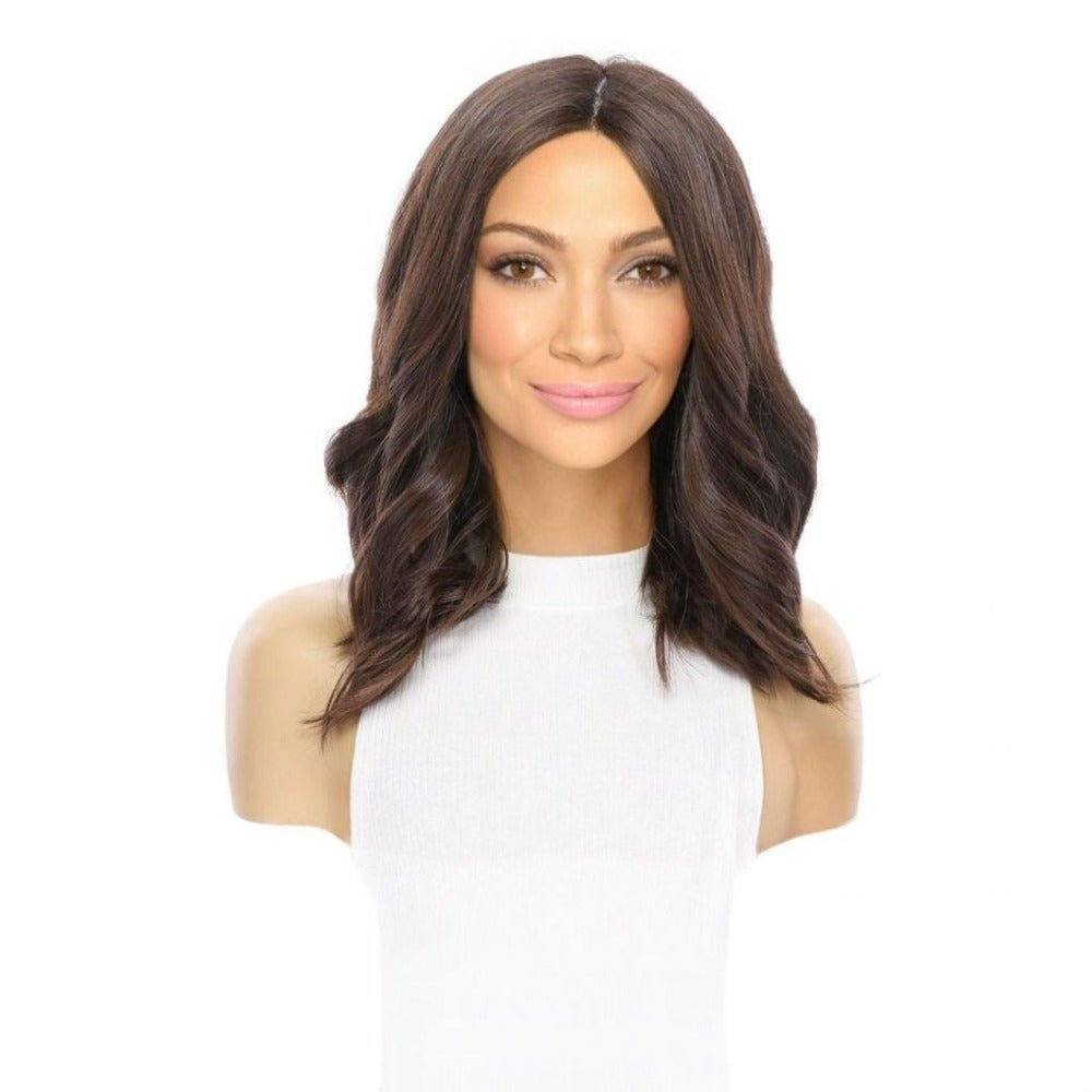 16" Luxe Silk Top Wig #5 Warm Dark Brown