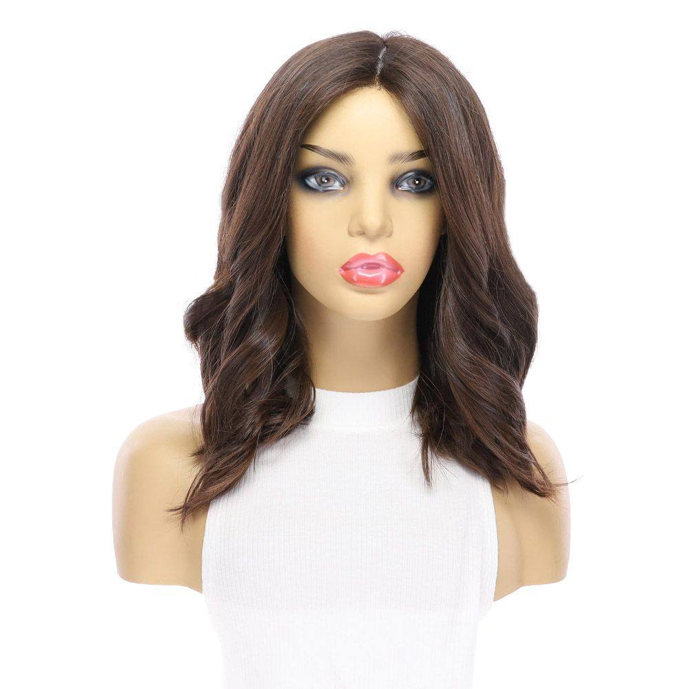 16" Luxe Silk Top Wig #5 Warm Dark Brown